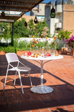 JOS - Aluminium chair open back by BABEL D - view 3